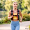 Vestă greutăți neopren 5kg rebel active cu elemente reflectorizante