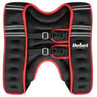 Vestă greutăți neopren 10kg rebel active cu elemente reflectorizante