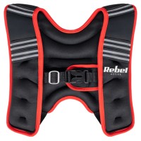 Vestă greutăți neopren 5kg rebel active cu elemente reflectorizante