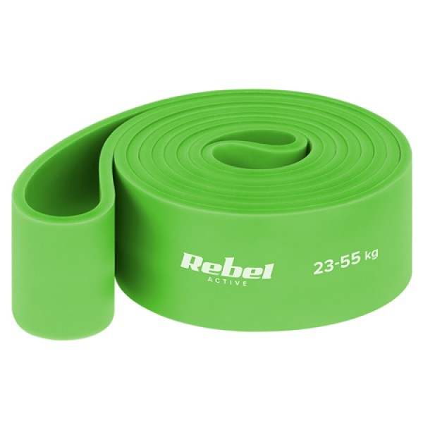 Banda elastică de latex 208 cm rebel active - rezistență 23-55 kg Banda elastică de latex 208 cm rebel active - rezistență 23-55 kg