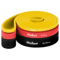 Set 3 benzi elastice latex power band 4-32kg rebel activ