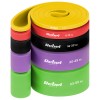 Set 5 benzi elastice tpe power band 4-55kg rebel active pentru fitness