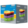Set 5 benzi elastice tpe power band 4-55kg rebel active pentru fitness