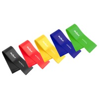 Benzi elastice latex mini band 2-18kg rebel activ - set de 5 bucăți