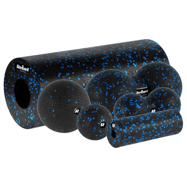 Set dublu rolă masaj, minge, duoball rebel active - epp, diverse dimensiuni