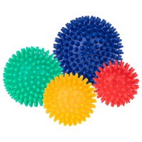 Set 4 mingii senzoriale masaj rebel active – pvc, diferite dimensiuni pentru fitness