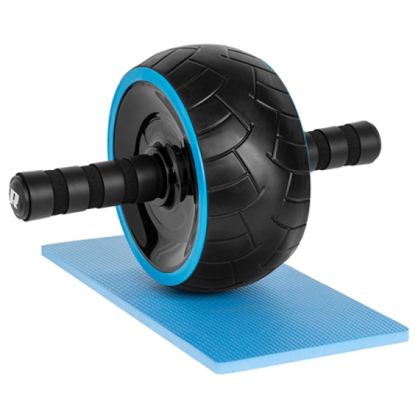 Roata fitness abdomen ab-wheel ab-1 rebel active - 100 kg capacitate, mânere moale