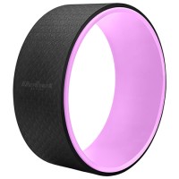 Roata yoga dharma negru violet rebel active - diametru 32 cm, sarcină 150 kg