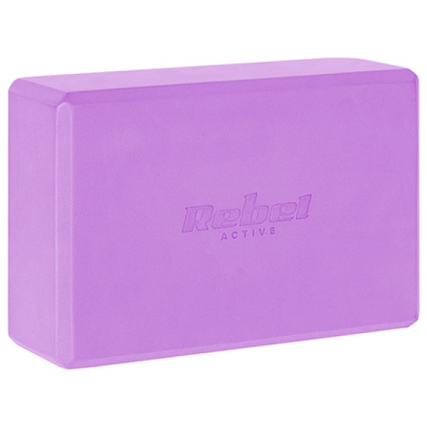 Cub yoga din spumă eva 120g violet rebel active - duritate shore 30 Cub yoga din spumă eva 120g violet rebel active - duritate shore 30
