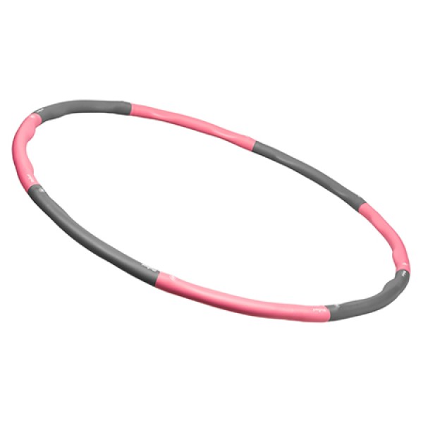 Hula hoop fitness 95 cm roz rebel active - 8 segmente, husa inclusa Hula hoop fitness 95 cm roz rebel active - 8 segmente, husa inclusa