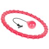 Hula hoop fitness smart 50 cm rebel active roz, diametru reglabil și 28 segmente Hula hoop fitness smart 50 cm rebel active roz, diametru reglabil și 28 segmente