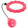Hula hoop fitness smart 50 cm rebel active roz, diametru reglabil și 28 segmente Hula hoop fitness smart 50 cm rebel active roz, diametru reglabil și 28 segmente