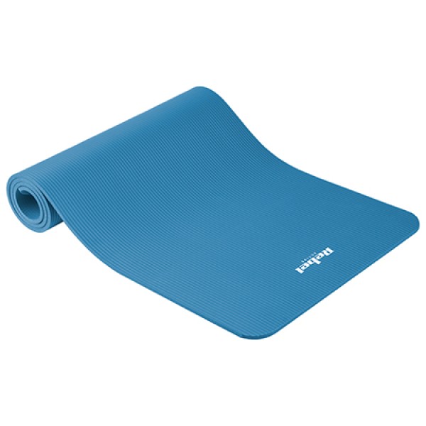 Saltea fitness rebel active 183x61 cm, grosime 1 cm, albastru