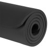 Saltea fitness rebel active 183x61 cm, grosime 1.5 cm, neagră