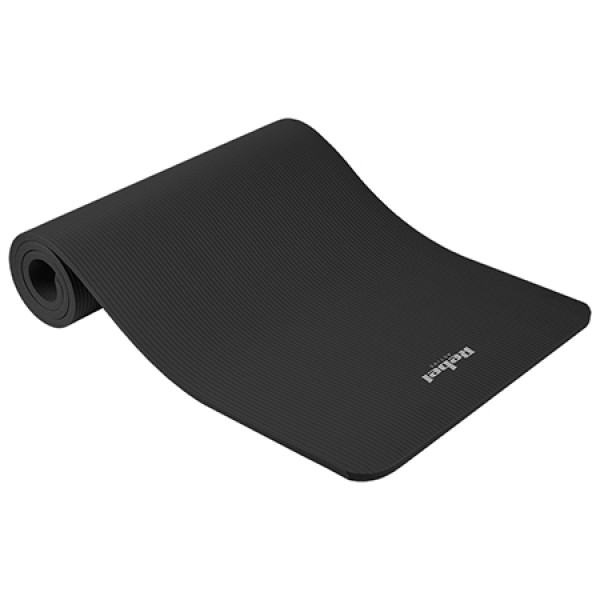 Saltea fitness rebel active 183x61 cm, grosime 1.5 cm, neagră