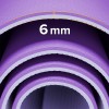 Saltea fitness rebel active 183x61cm, grosime 6mm, violet, cu curea de transport