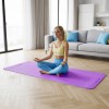 Saltea fitness rebel active 183x61cm, grosime 6mm, violet, cu curea de transport