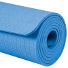 Saltea fitness rebel active 183x61 cm, grosime 6 mm, albastră, cu curea de transport