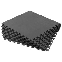 Saltea gimnastica puzzle 6 piese 60x60 cm rebel active, spumă eva