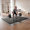 Saltea fitness puzzle 4 piese 60x60cm rebel active - spumă eva, 120x120cm