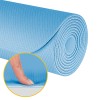 Saltea de fitness rebel active, 183x61cm, grosime 4mm, albastră