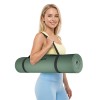 Saltea fitness verde rebel active 183x61cm, grosime 0.4cm, curea inclusă