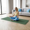 Saltea fitness verde rebel active 183x61cm, grosime 0.4cm, curea inclusă