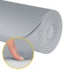 Saltea de fitness rebel activ 183x61cm, grosime 0.4cm, gri