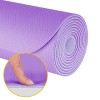 Saltea fitness rebel active 183x61cm, grosime 0.4cm, mov, cu curea de transport