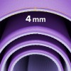 Saltea fitness rebel active 183x61cm, grosime 0.4cm, mov, cu curea de transport