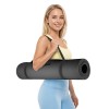 Saltea de fitness rebel active 183x61 cm, neagră, grosime 0.4 cm