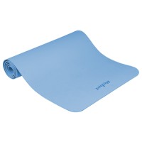 Saltea fitness rebel active 183x61cm, grosime 4mm, albastră, cu curea de transport