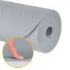 Saltea fitness 183x61cm rebel active, 4mm grosime, gri, cu curea de transport