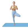 Saltea fitness rebel active 183x61 cm, grosime 1 cm, albastru