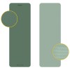 Saltea fitness verde rebel active 183x61cm, grosime 1cm, material tpe