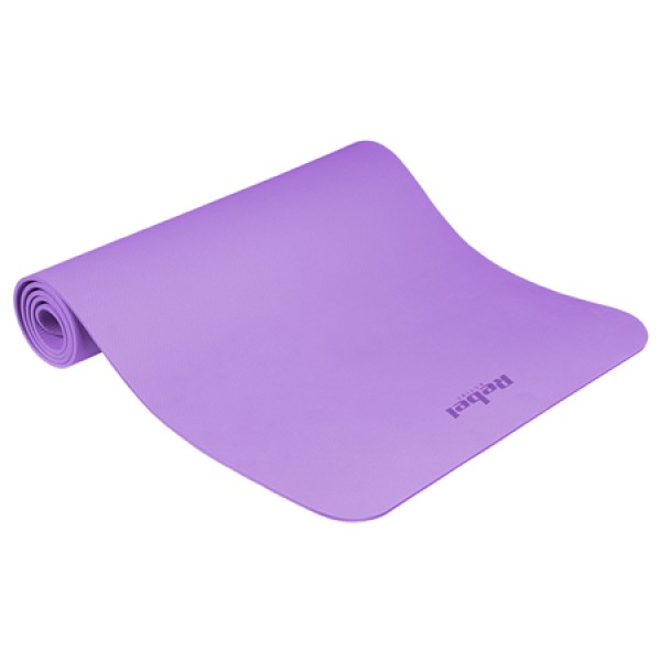Saltea fitness rebel active 183x61cm, grosime 1cm, mov, cu curea pentru transport