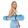 Saltea de fitness 200x90cm rebel active, grosime 1cm, culoare albastră