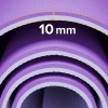 Saltea fitness 200x90 cm rebel active, grosime 1 cm, culoare mov
