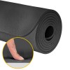 Saltea fitness rebel active 200x90cm, grosime 1cm, negru, curea transport