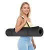 Saltea fitness rebel active 200x90cm, grosime 1cm, negru, curea transport