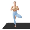 Saltea fitness rebel active 200x90cm, grosime 1cm, negru, curea transport