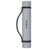 Saltea fitness 200x90 cm rebel active, grosime 1 cm, gri, cu curea de transport