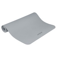 Saltea fitness 200x90 cm rebel active, grosime 1 cm, gri, cu curea de transport