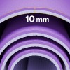 Saltea fitness rebel active 200x115cm, grosime 1cm, culoare mov