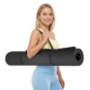 Saltea de fitness rebel active 200x115cm, grosime 1cm, negru