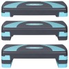 Stepper aerobic 3 nivele gri albastru rebel active - anti-alunecare, reglabil Stepper aerobic 3 nivele gri albastru rebel active - anti-alunecare, reglabil