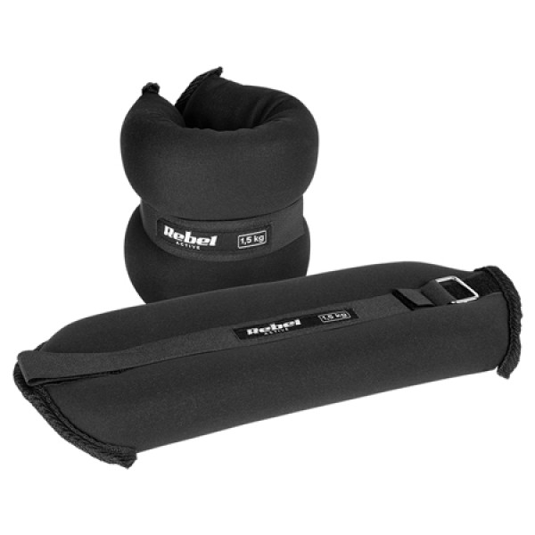 Greutăți pentru încheietură rebel active 2x1.5kg - neopren, velcro Greutăți pentru încheietură rebel active 2x1.5kg - neopren, velcro