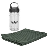 Prosop sport rebel active 30x80 cm, material cu uscare rapidă, efect de răcorire