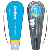 Set badminton rebel active - 2 rachete, 2 fluturasi, husa cu curea reglabila