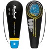 Set badminton rebel active cu 2 rachete, 3 fluturasi si husa reglabila